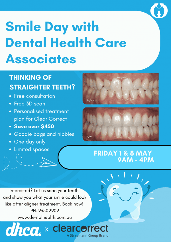 Join us for Smile Day - Friday 1st and 8th May 9AM-4PM